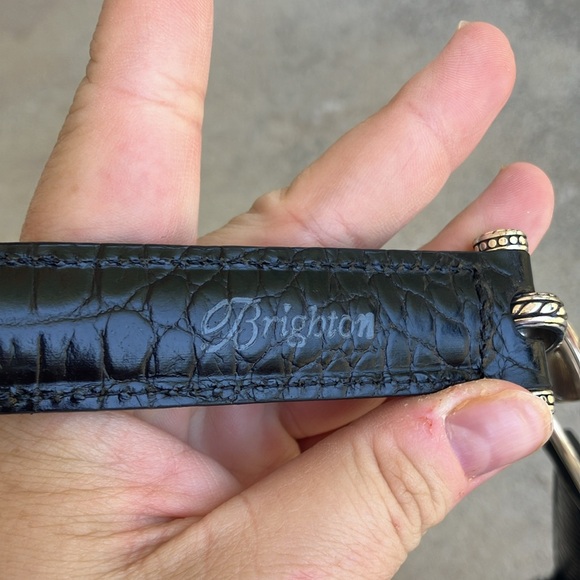 Brighton Leather and Metal Link Belt, 36 - Picture 4 of 6